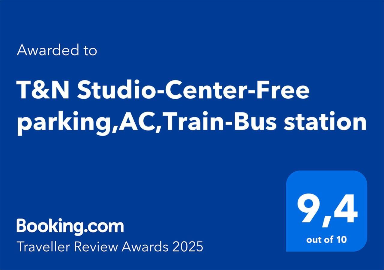 T&N Studio-Center-Free Parking,Ac,Train-Bus Station Saraievo Exterior foto